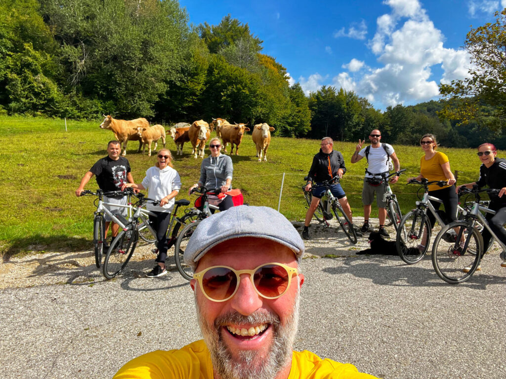 Cycling Wine tasting tour near Zagreb, on Žumberak